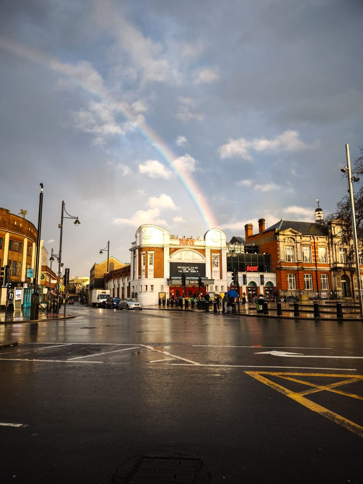 A rainbow over Brixton Village — colour and street life from the umbrella's photo archive