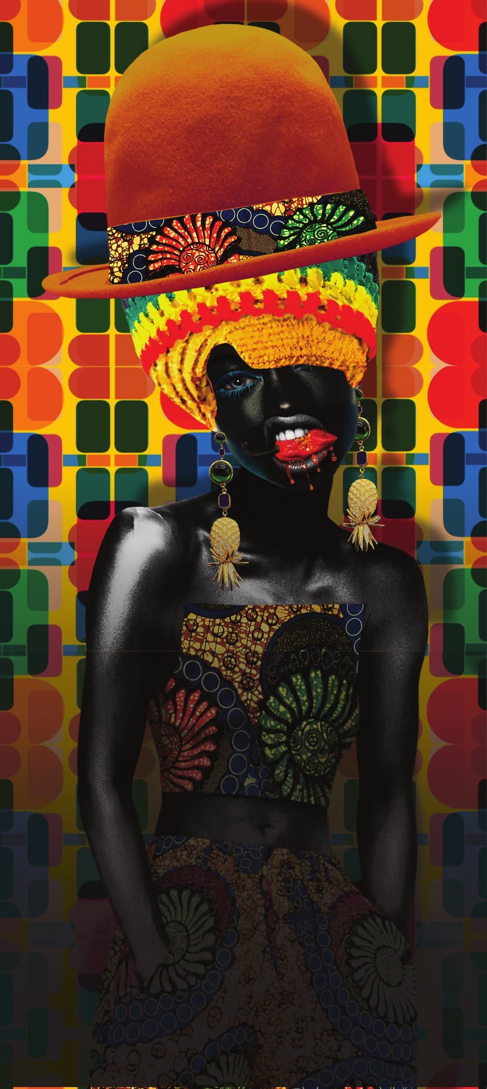 Caroline Chinakwe's artwork for the Brixton Culture Capital Rum artist edition